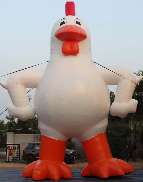 Red Orange Custom Inflatable - Custom Inflatables Gallery Image