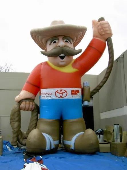 Red White Blue Custom Toyota Inflatables - Custom Inflatables Gallery Image