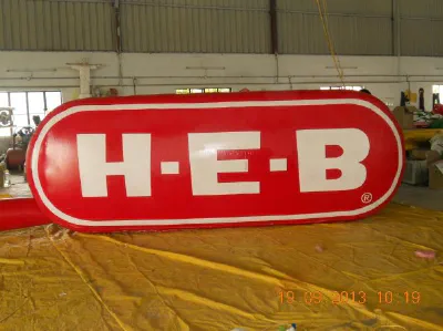 Red White Custom Heb Inflatable - Custom Inflatables Gallery Image