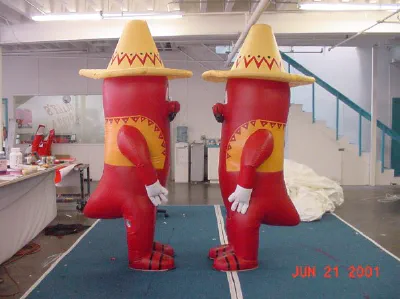 Red Yellow Custom Inflatable - Custom Inflatables Gallery Image