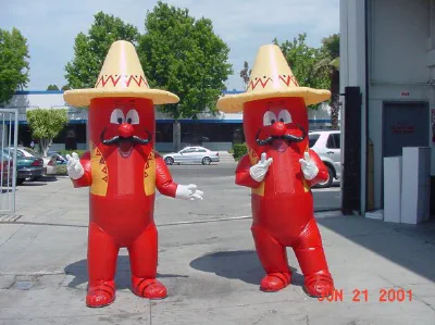 Red Yellow White Custom Inflatable - Custom Inflatables Gallery Image
