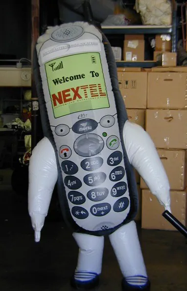 White Black Custom Nextel Inflatable - Custom Inflatables Gallery Image