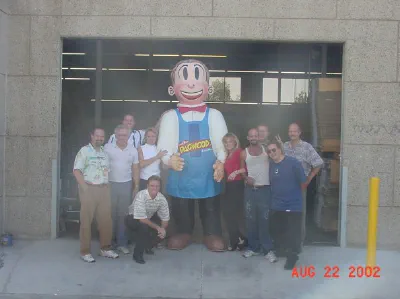 White Blue Custom Inflatable - Custom Inflatables Gallery Image