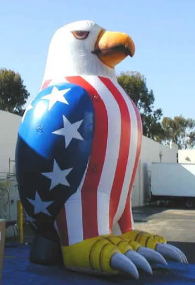 White Blue Red Yellow Custom Inflatable - Custom Inflatables Gallery Image