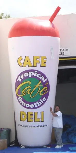White Custom Cafe Deli Inflatable - Custom Inflatables Gallery Image