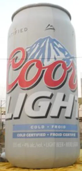 White Custom Cool Light Inflatable - Custom Inflatables Gallery Image