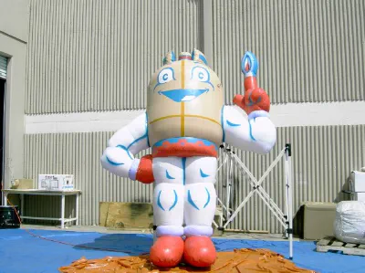 White Red Blue Custom Inflatable - Custom Inflatables Gallery Image