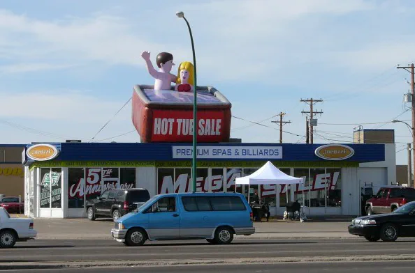 White Red Custom Hot Tub Sale Inflatables - Custom Inflatables Gallery Image