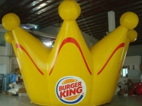 Yellow Custom Burger King Inflatable - Custom Inflatables Gallery Image