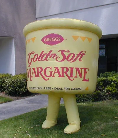 Yellow Custom Golden Soft Margarine Inflatable - Custom Inflatables Gallery Image