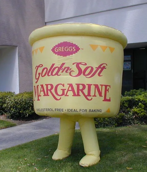 Yellow Custom Golden Soft Margarine Inflatable - Custom Inflatables Gallery Image