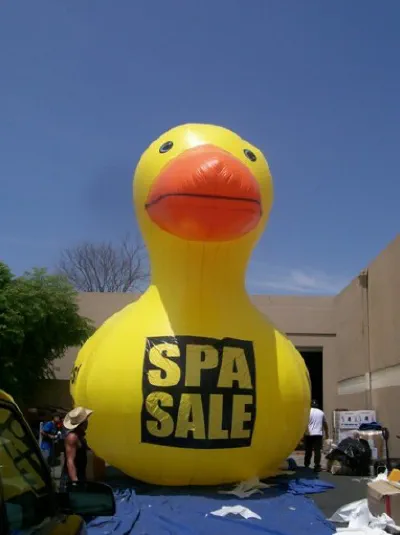 Yellow Custom Spa Sale Inflatable - Custom Inflatables Gallery Image