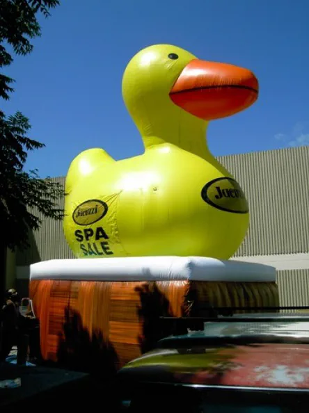 Yellow Orange Custom Spa Sale Inflatable - Custom Inflatables Gallery Image