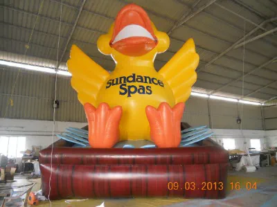 Yellow Orange Custom Sundance Spas Inflatables - Custom Inflatables Gallery Image