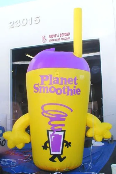 Yellow Purple Plnate Smoothei Custom Inflatable - Custom Inflatables Gallery Image