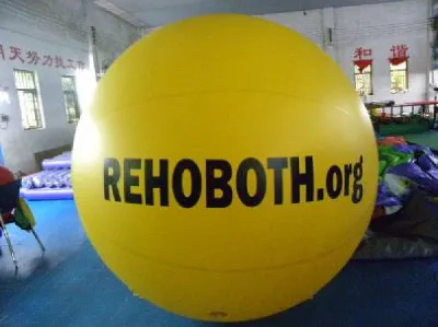 Black Yellow Helium Rehoboth Sphere - Helium Spheres Gallery Image