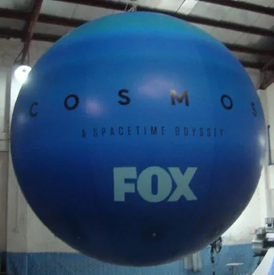 Blue Helium Cosmo Fox Sphere - Helium Spheres Gallery Image