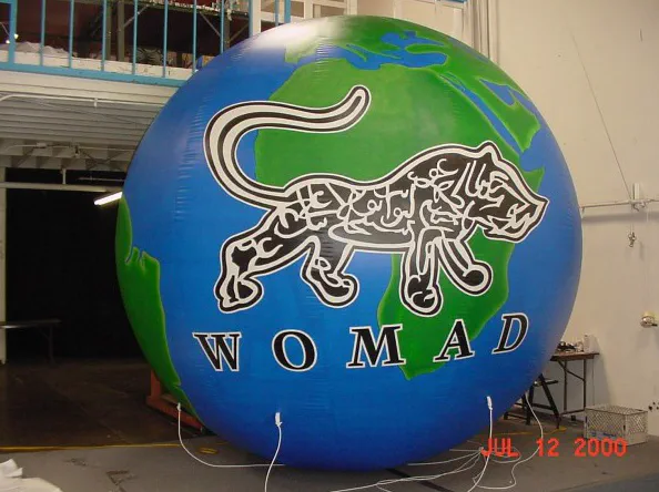 Green Blue Helium Woamd Sphere - Helium Spheres Gallery Image