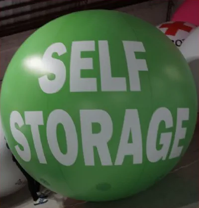 Green Helium Self Storage Sphere - Helium Spheres Gallery Image
