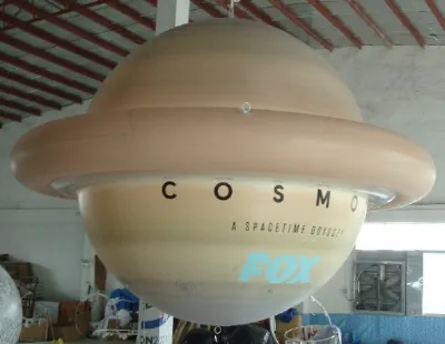 Light Yellow Helium Cosmo Fox Sphere - Helium Spheres Gallery Image