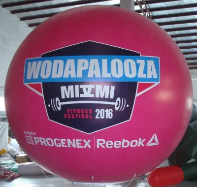 Pink Helium Woodapalooza Sphere - Helium Spheres Gallery Image