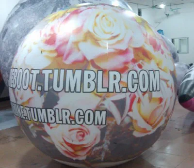 Pink Yellow Helium Tumbler Sphere - Helium Spheres Gallery Image