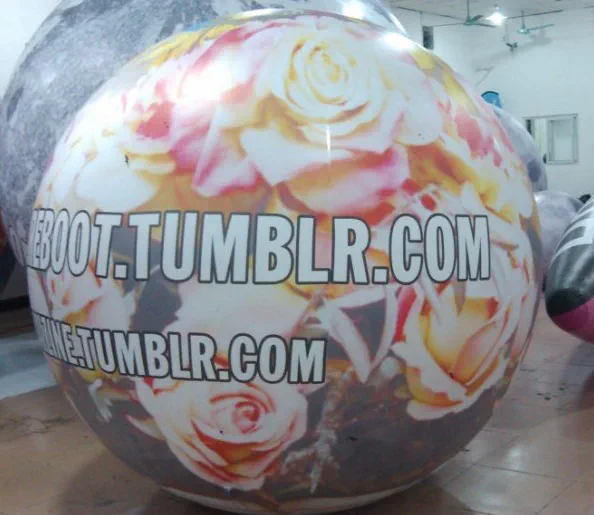 Pink Yellow Helium Tumbler Sphere - Helium Spheres Gallery Image
