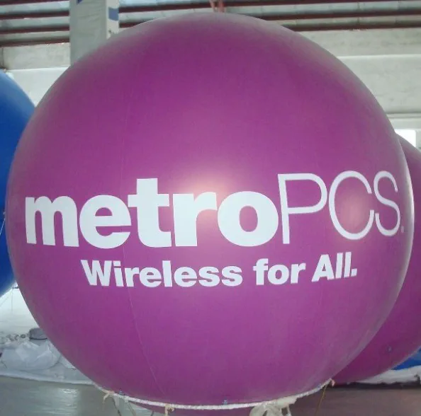 Purple Helium Metropcs Sphere - Helium Spheres Gallery Image
