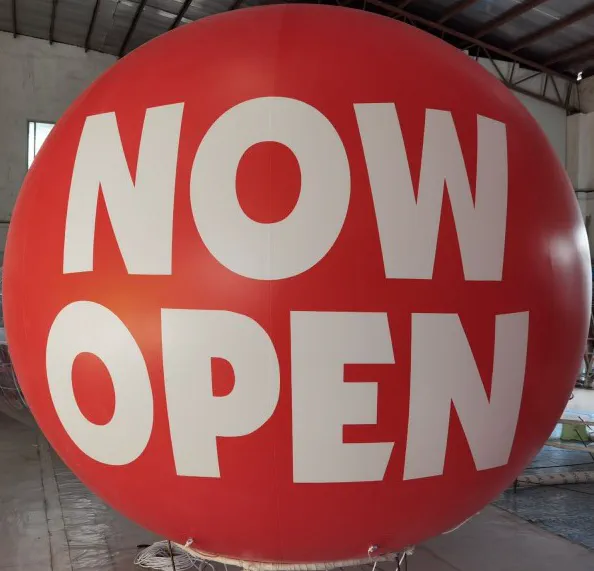 Red Helium Now Open Sphere - Helium Spheres Gallery Image