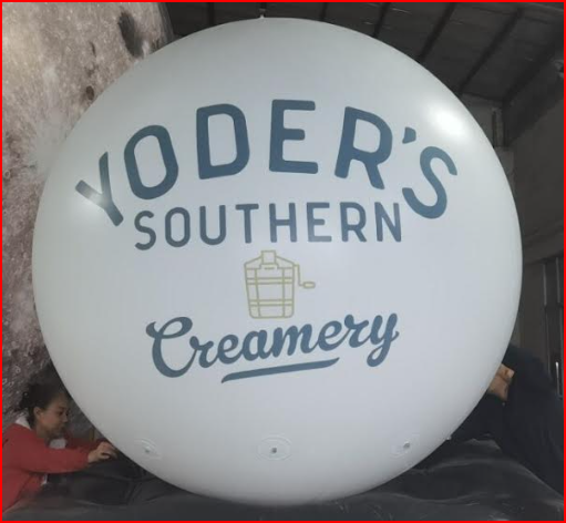 Creamery Retail Store Helium Sphere - Helium Spheres Gallery Image