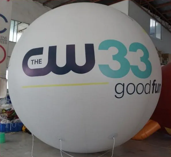 White Helium The Cw33 Good Fun Sphere - Helium Spheres Gallery Image