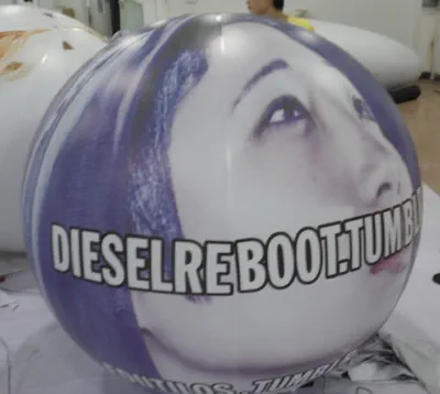 White Purple Helium Diesel Reboot Sphere - Helium Spheres Gallery Image
