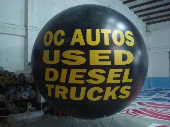 Yellow Black Helium Ocauto Used Diesel Trucks Sphere - Helium Spheres Gallery Image