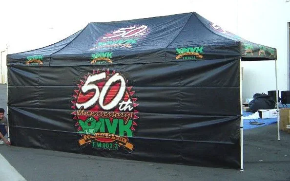 Black Custom 50Th Tent - Popup Tents Gallery Image