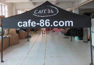 Black Custom Cafe 86 Tent - Popup Tents Gallery Image