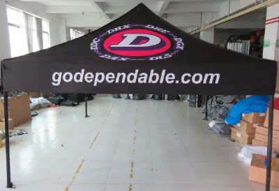 Black Custom Godependable Tent - Popup Tents Gallery Image