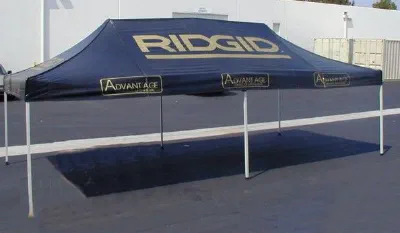 Black Custom Ridgid Tent - Popup Tents Gallery Image