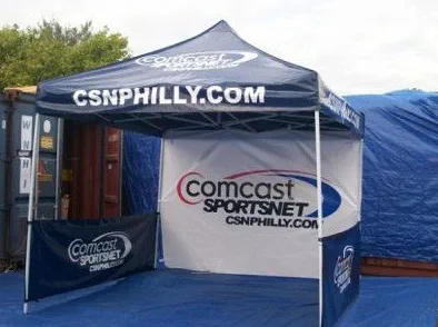 Blue Custom Csnphilly Tent - Popup Tents Gallery Image