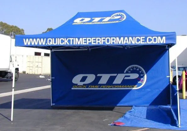 Blue Custom Qtp Tent - Popup Tents Gallery Image