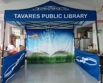 Blue Custom Tavares Tent - Popup Tents Gallery Image
