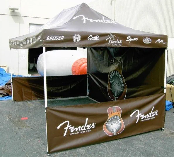 Brownish Custom Tender Tent - Popup Tents Gallery Image