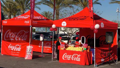 Coke Tent Pic 1 - Popup Tents Gallery Image
