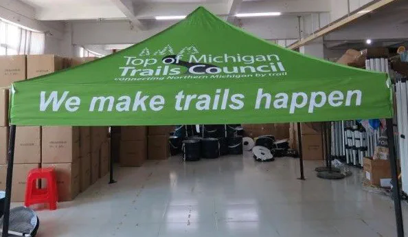 Green Custom Trails Council Tent - Popup Tents Gallery Image
