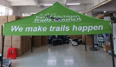 Green Custom Trails Council Tent - Popup Tents Gallery Image
