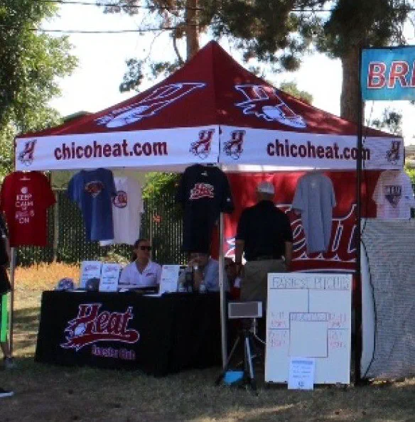 Red Custom Chicoheat Tent - Popup Tents Gallery Image