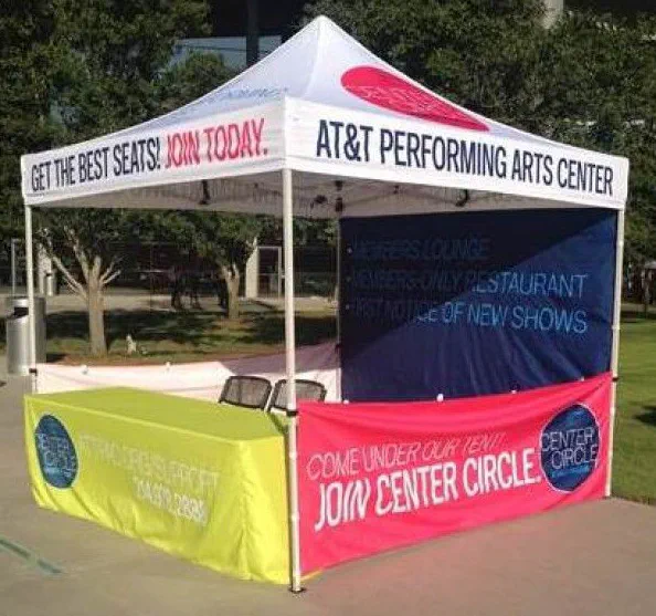 White Custom Atandt Performing Art Center Tent - Popup Tents Gallery Image