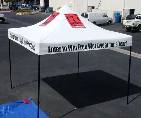 White Custom Riggs Tent - Popup Tents Gallery Image