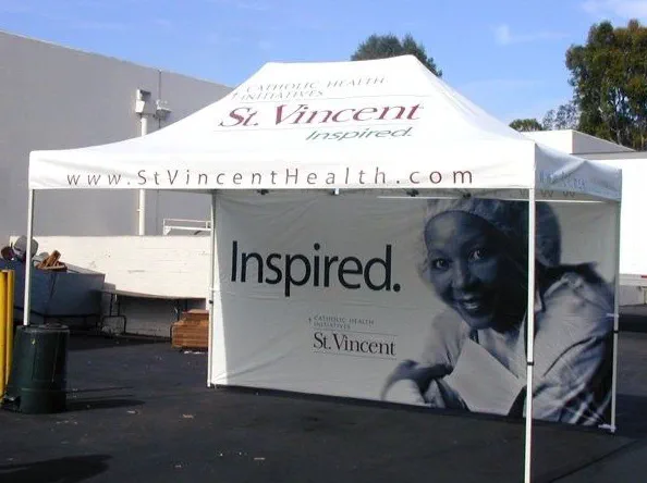 White Custom St Vincent Tent - Popup Tents Gallery Image