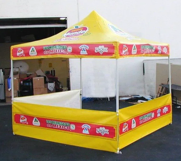 Yellow Custom Losreerescos De Mexico Tent - Popup Tents Gallery Image