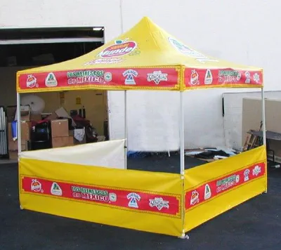 Yellow Custom Losreerescos De Mexico Tent - Popup Tents Gallery Image